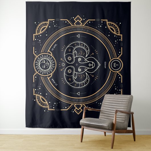 Astrologie Wandkleed (In situ)