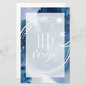Astrologie waterverf - Virgo Briefpapier (Voorkant / Achterkant)