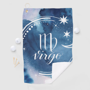 Astrologie waterverf - Virgo Golfhanddoek