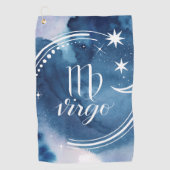 Astrologie waterverf - Virgo Golfhanddoek (Voorkant)