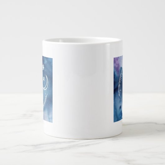 Astrologie waterverf - Virgo Grote Koffiekop (Voorkant)