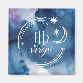 Astrologie waterverf - Virgo Magneet (Voorkant)