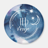 Astrologie waterverf - Virgo Magneet (Voorkant)