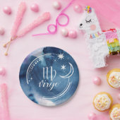 Astrologie waterverf - Virgo Papieren Bordje (Feest)