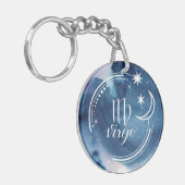 Astrologie waterverf - Virgo Sleutelhanger (Voorkant Links)