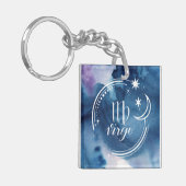 Astrologie waterverf - Virgo Sleutelhanger (Voorkant Links)