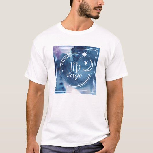 Astrologie waterverf - Virgo T-shirt (Voorkant)