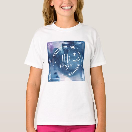 Astrologie waterverf - Virgo T-shirt (Voorkant)