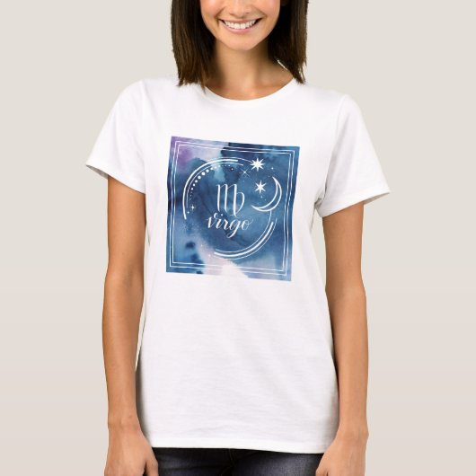 Astrologie waterverf - Virgo T-shirt (Voorkant)