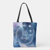 Astrologie waterverf - Virgo Tote Bag (Achterkant)