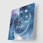 Astrologie waterverf - Virgo Vierkante Klok (Hoek)
