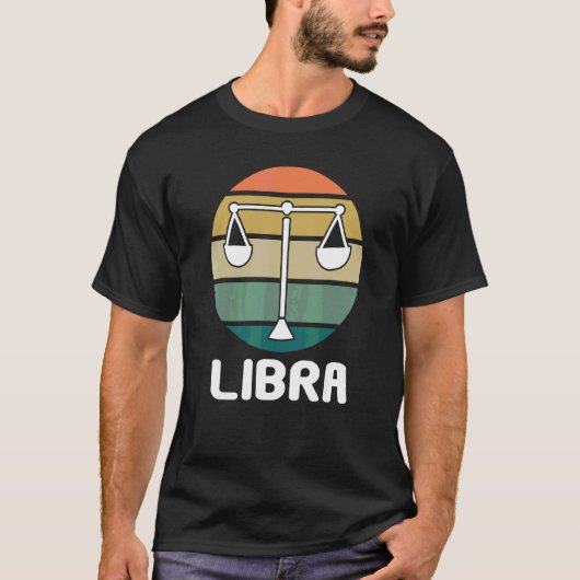 Astrologie Weegschaal T-shirt (Voorkant)