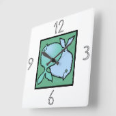 Astrologie Zandrokken Muurklok Vierkante Klok (Hoek)