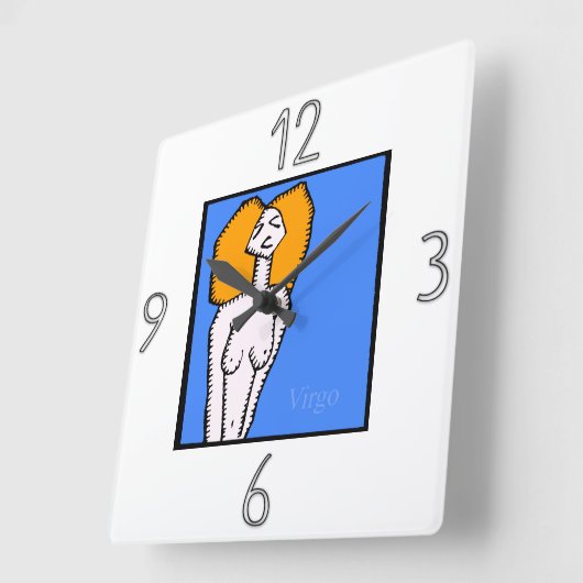 Astrologie Zanduiding Virgo Wall klok (Hoek)