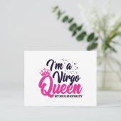 Astrologie Zodiac Augustus & September Verjaardag  Briefkaart (Staand voorkant)