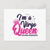 Astrologie Zodiac Augustus & September Verjaardag  Briefkaart (Voorkant)