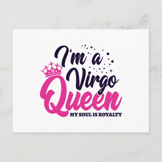 Astrologie Zodiac Augustus & September Verjaardag  Briefkaart (Voorkant)