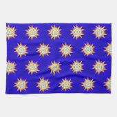 Astrologie Zodiac Blue Kitchen Hand Towel Theedoek (Horizontaal)