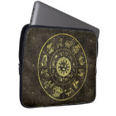  astrologie Zodiac en Cobweb magisch Laptop Sleeve (Voorkant Rechts)