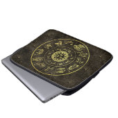  astrologie Zodiac en Cobweb magisch Laptop Sleeve (Voorkant onderkant)