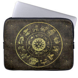  astrologie Zodiac en Cobweb magisch Laptop Sleeve