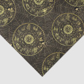  astrologie Zodiac en Cobweb magisch Tissuepapier (Detail)