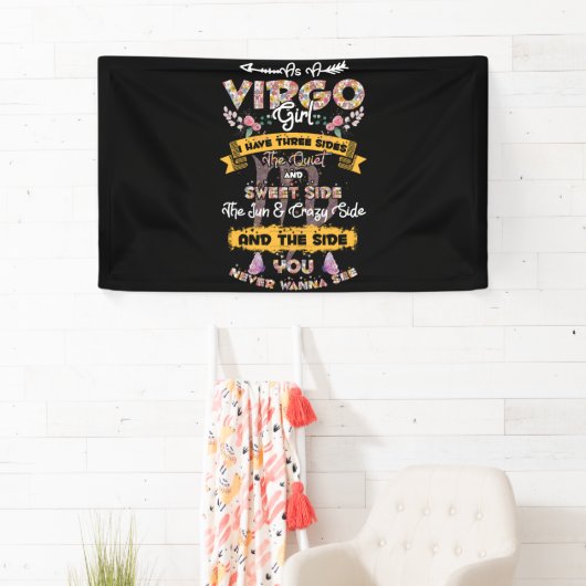 Astrologie Zodiac Floral Spandoek (Insitu)