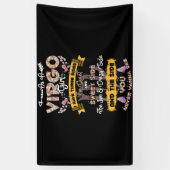 Astrologie Zodiac Floral Spandoek (Verticaal)