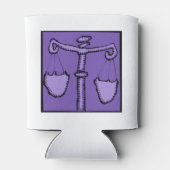 Astrologie Zodiac Libra Sign Birthday Koelbox Blikjeskoeler (Achterkant)