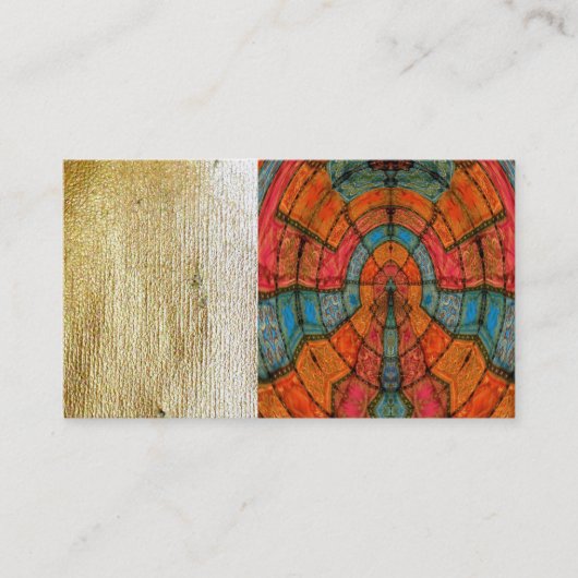 Astrologie Zodiac Medicine Wheel Visitekaartjes (Voorkant)