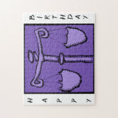 Astrologie Zodiac Weegtekening Birthday Puzzle Legpuzzel (Verticaal)