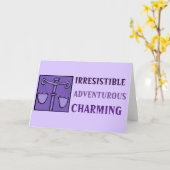 Astrologie Zodiac Weekbout Birthday Personality C Kaart (Gele Bloem)