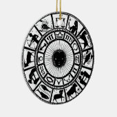  Astrologie Zodiawiel Keramisch Ornament (Rechts)