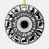  Astrologie Zodiawiel Keramisch Ornament (Voorkant)