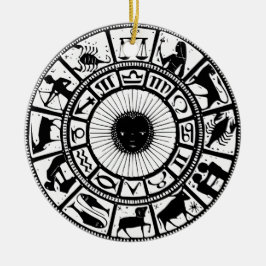  Astrologie Zodiawiel Keramisch Ornament