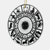 Astrologie Zodiawiel Keramisch Ornament (Links)
