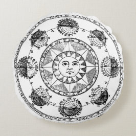  Astrologie Zodiawiel Rond Kussen