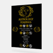 astrologielezen acryl bord (Hoek)