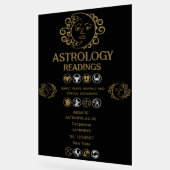 astrologielezen acryl bord (Hoek)