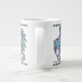 Astrologievriendschap Valxart Pisces Leo Grote Koffiekop (Achterkant)