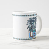 Astrologievriendschap Valxart Pisces Leo Grote Koffiekop (Voorkant rechts)