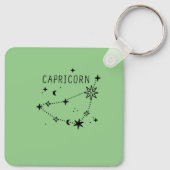 astrologisch Capricorn/bewerkbare naam Sleutelhanger (Achterkant)