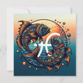 Astrologisch horoscoopteken Vissen Zodiac (Voorkant)