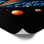 Astrologisch horoscoopteken Vissen Zodiac Poster (Hoek)