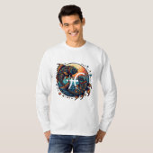 Astrologisch horoscoopteken Vissen Zodiac T-shirt (Voorkant volledig)