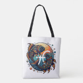Astrologisch horoscoopteken Vissen Zodiac Tote Bag (Achterkant)