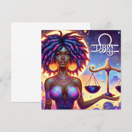 Astrologisch horoscoopteken Weegschaal Zodiac (Voorkant / Achterkant)