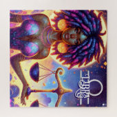 Astrologisch horoscoopteken Weegschaal Zodiac Legpuzzel (Horizontaal)