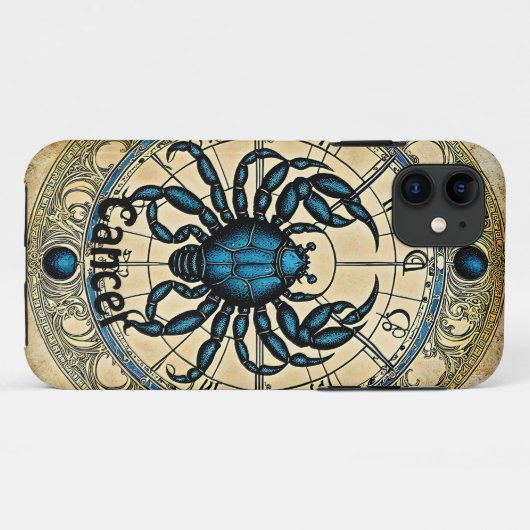 Astrologisch kankerteken Case-Mate iPhone case (Achterkant (horizontaal))