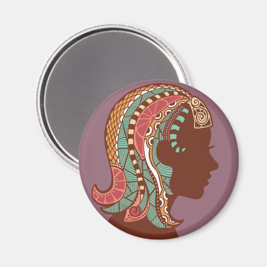 Astrologisch logo voor virgo magneet (Voorkant / Achterkant)